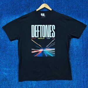 Deftones North American Tour Rock T-Shirt Size Extra Large
